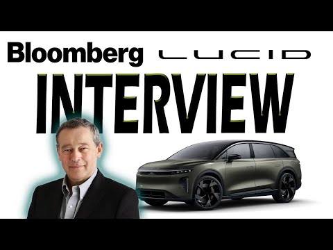 Lucid CEO Reveals Game-Changing 450-Mile EV &amp; 2026 Mass Market Strategy | Bloomberg Interview