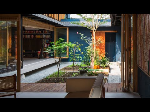 A Tranquil Vietnamese House With A Courtyard