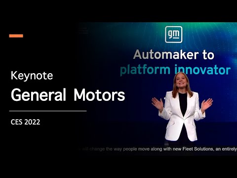 CES2022 : General Motors Keynote