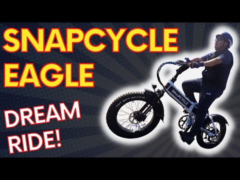 SNAPCYCLE EAGLE Full Suspension Folding Fat Tire E-bike: Unleash The Power of Your Inner Adventurer!