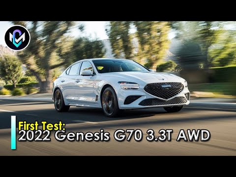 2022 Genesis G70 3 3T AWD First Test; A Bolder, Better Sport Sedan