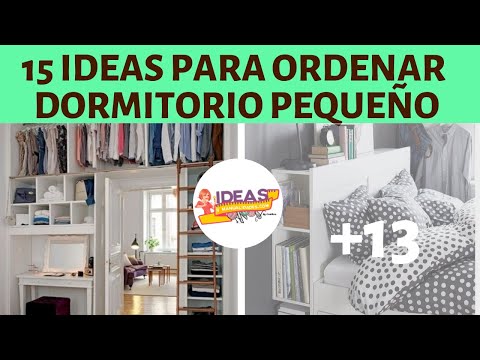 15 INTELIGENTES IDEAS DE ALMACENAMIENTO PARA UN DORMITORIO PEQUEÑO ¡PON EN ORDEN TODAS TUS COSAS!