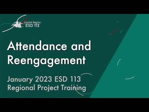 January 2023 Attendance and Reengagement Project Training