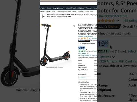 What do you get in a $200 scooter?