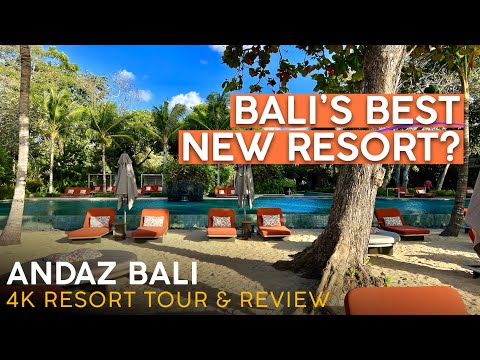 ANDAZ BALI Sanur, Bali, Indonesia【4K Resort Tour &amp; Review】LUSH Tropical Beach Hideaway