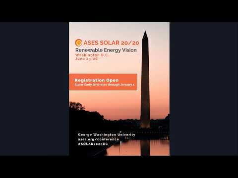 ASES Webinar: California Wildfires &amp; Outages - the Spark that Lead to a Solar (&amp; Storage) Tsunami