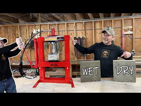 The TRUTH About Dry Pour vs Wet Pour Concrete!! Strength Test - You WON&#039;T Believe the results!!