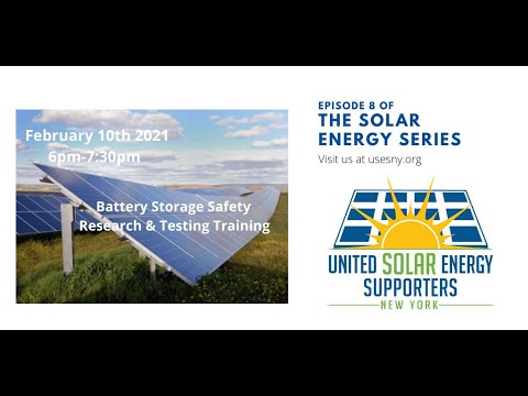 Battery Storage Safety Research &amp; Testing Training