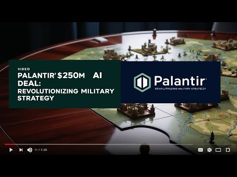 Palantir&#039;s $250M AI Deal: Revolutionizing Military Strategy!