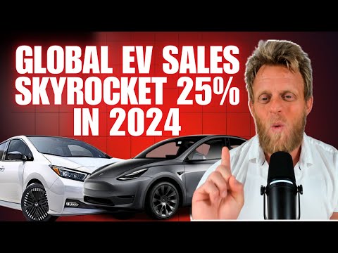 Global EV sales jump 25% in 2024 as China increases global lead