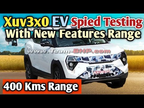 Xuv3xO Ev Spied Testing With New Features Range