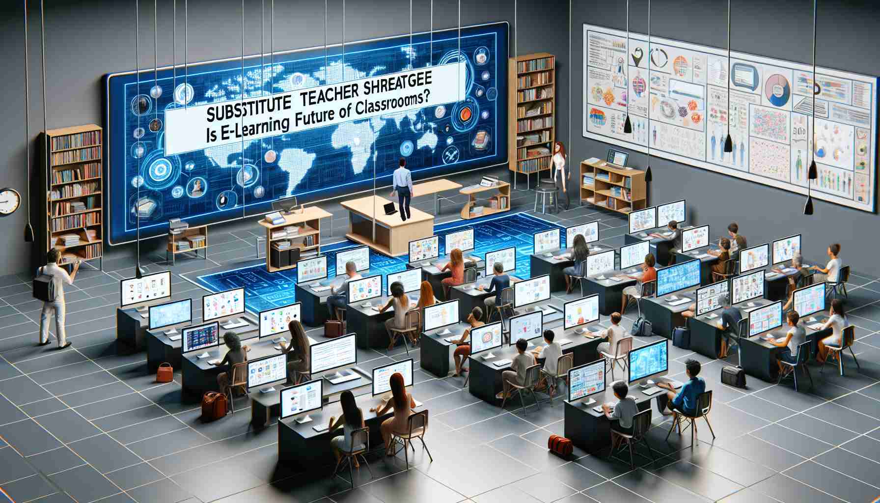 Substitute Teacher Shortage: Is E-Learning the Future of Classrooms?